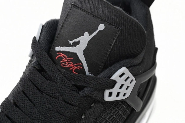 Kicktheory Canvas Jordan Black 4 Air DH7138-006 0727